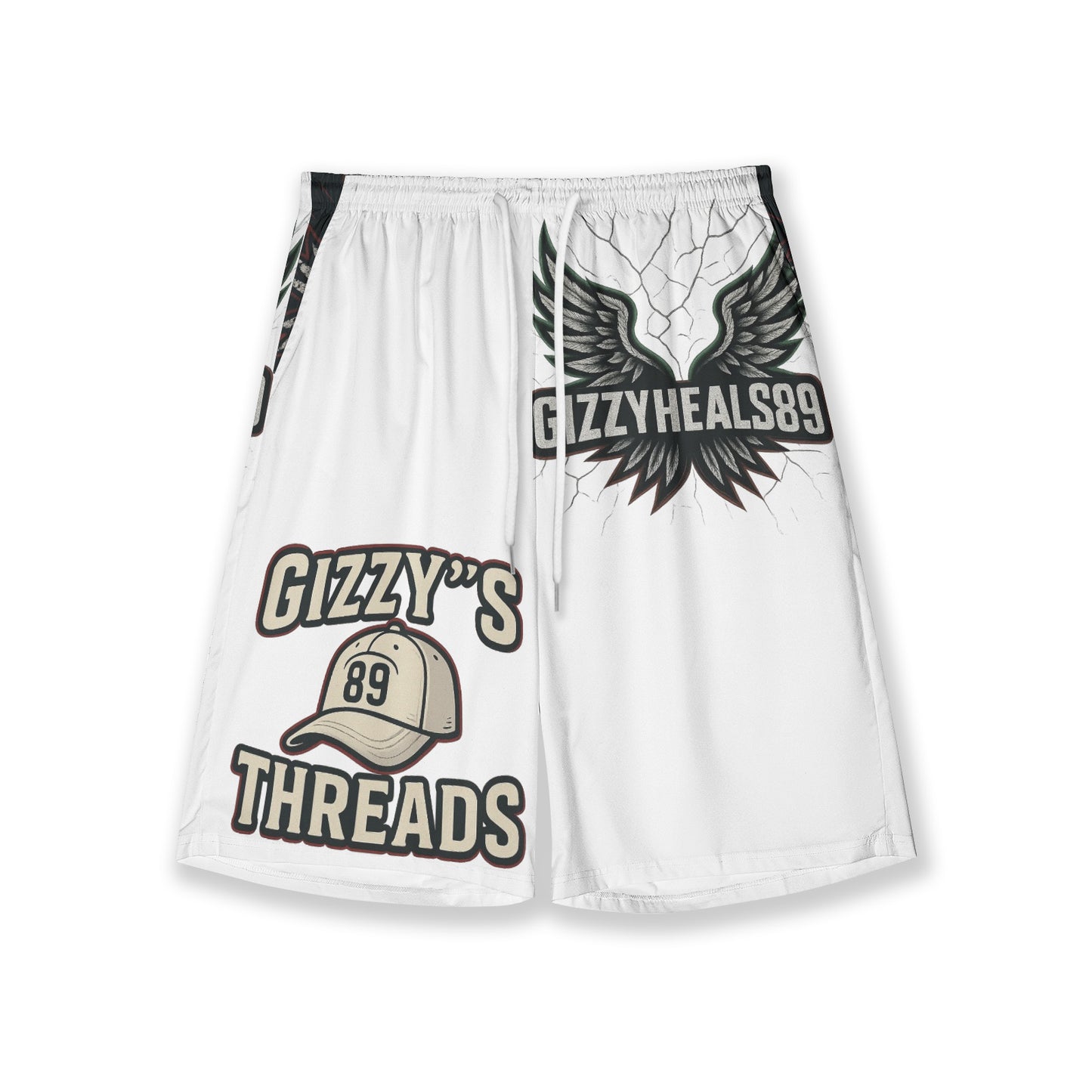 Men's All-Over-Print Hawaiian Swim Shorts